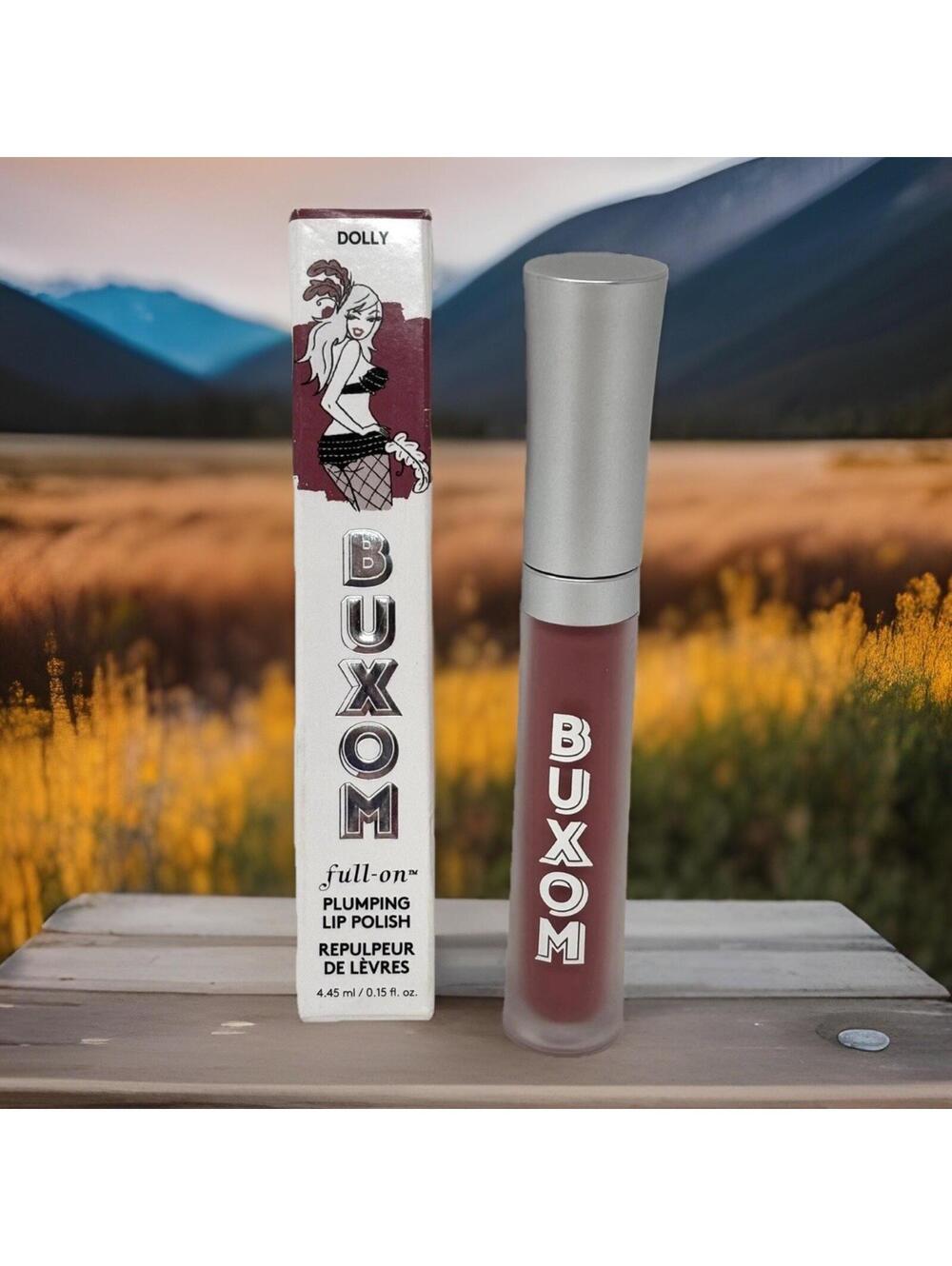 Buxom Full-on Plumping Lip Polish 23 Dolly (True Mauve Shimmer) Vegan Gloss New